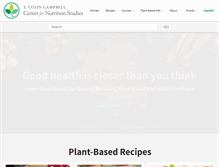 Tablet Screenshot of nutritionstudies.org